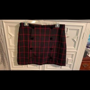 Loft Plaid Skirt